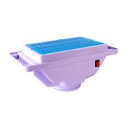 MKHQST Aspiratore Unghie Aspirapolvere for Unghie e Manicure da 6 W e 2600 Giri/min con Ventola di Estrazione e Raccoglitore di Polvere for Unghie, for Uso Domestico e in Salone Forte aspirazione