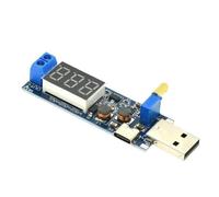 MKHQST BMS 3 Pezzi Boost Buck Converter USB Step UP Down Modulo di Alimentazione DC-DC 5V a 3,3V / 12V Uscita DC Regolabile 1,2V-24V(Type-C)