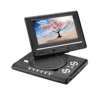 MKHQST Portable Dvd Player Draagbare Mobiele Dvd Ingebouwde Batterij Draaibare Mini-televisie