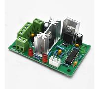 MKHQST Regolatore di velocità for motoriduttore Micro DC da 12 V a 24 V con Controllo della velocità in e Indietro, Interruttore di Arresto di Emergenza 5%~95% per CNC Fai da Te 3D