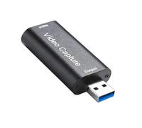 MKHQST Scheda di acquisizione video USB/Tipo C 2 in 1 4K USBC su HDTV 1080P for PC, registrazione di giochi, videocamera, streaming live Uso domestico(A)