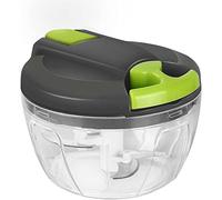 Mkitnvy Tritatutto Manuale, 520ML Trita Verdure Manuale, Frullatore Manuale, Taglio di Cipolla Manuale, Tritaverdure da Cucina Manuale per Alimenti per Neonati, Cipolla, Aglio, Carne, Frutta, Carota
