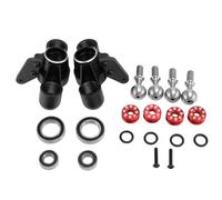 MKIUYVD Accessori aggiornamento RC Compatibile con Arrma V5 per KRATON per Notorious per Outcast 6S 1/8 RC Ricambi Auto Accessori Blocco Sterzo Anteriore in Metallo con Cuscinetto