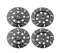 MKIUYVD Accessori aggiornamento RC Compatibile con Axial per RBX10 4 Pezzi Disco Freno in Metallo per Simulazione 1:10 Accessori per Parti di Aggiornamento per Auto RC(Black)