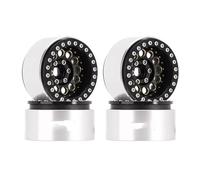 MKIUYVD Accessori aggiornamento RC Compatibile con SCX10 per TRX4 VS4-10 per Gen8 (W1957) 1/10 RC Crawler per Cerchione Deep Dish Beadlock per Super Pesante da 1,9" 153g(Black)