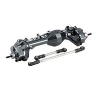 MKIUYVD Accessori aggiornamento RC per Axial per SCX10 1/10 RC Parte Auto Accessori Auto RC Parti di Ricambio Protezione in Lega di Alluminio Assale Anteriore(Gray)