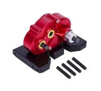 MKIUYVD Accessori aggiornamento RC per Axial per SCX10 II per VS4-10 per LCG 1/10 RC Crawler Auto in Alluminio Leggero Cambio OD-3 Trasmissione Overdrive(Red)