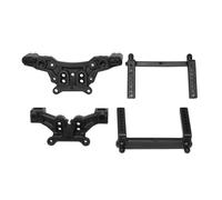 MKIUYVD Accessori aggiornamento RC per HBX per HAIBOXING 901 901A 903 903A 1/12 RC Auto Aggiornamenti Parti Accessori di Ricambio Anteriore E Posteriore Ammortizzatore Torre Corpo Post