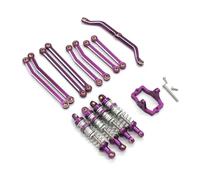 MKIUYVD Accessori aggiornamento RC per JJRC C8801 C8809 AX-8560 1/18 RC Accessori Auto Telecomando Ammortizzatore Asta Set Parti di Ricambio(Purple)