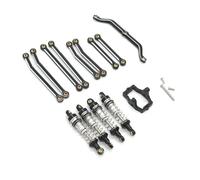 MKIUYVD Accessori aggiornamento RC per JJRC C8801 C8809 AX-8560 1/18 RC Accessori Auto Telecomando Ammortizzatore Asta Set Parti di Ricambio(Black)