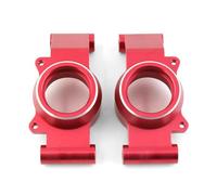 MKIUYVD Accessori aggiornamento RC per Traxxas per X-Maxx 6S 8S 2 Pezzi in Metallo Assale Posteriore Mozzo Portante 1/5 RC per Monster Truck Parti di Aggiornamento Accessori(Red)