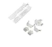 MKIUYVD Accessori aggiornamento RC per Traxxas TRX4 per Piastra Paramotore in Acciaio per Auto Sportive per Carrozzeria Sportiva per Defender 1/10 RC per Set di Armature per Telaio