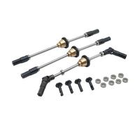 MKIUYVD Accessori aggiornamento RC per WPL C14 C24 C34 B14 B24 B16 D12 Differenziale in Metallo Anteriore Centrale ASSE Posteriore Ingranaggio in Acciaio Albero Trasmissione 1/16 RC Auto Parti(3pcs)