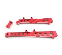 MKIUYVD Accessori Auto RC per Arrma 1/7 per Limitless V1 per Felony V2 per Infraction 6S per BLX Metallo Anteriore Posteriore Telaio Brace RC Auto Aggiornamenti Parti di Accessori(Red)