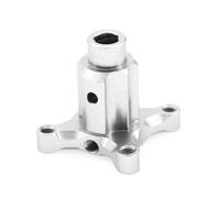 MKIUYVD Accessori Auto RC per Arrma 1/7 per Mojave per Limitless per Infraction per Felony 1/8 per Kraton per Typhon per Talion Metallo Anteriore Posteriore Centro Diff. Bobina 'armadietto(Silver)