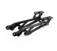 MKIUYVD Accessori Auto RC per Arrma 1/8 6s per Kraton per Typhon per Talion per Senton per Outcast per Notorious Set Supporti Alettone Posteriore Metallo Parti Aggiornamento Auto RC Accessori(Black)
