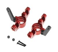 MKIUYVD Accessori Auto RC per Arrma 1/8 per Mojave 4S 1/10 per Kraton per Outcast 4X4 per BLX Metallo per Fuso A Snodo Blocchi Sterzo RC Auto Parti di Aggiornamento(Red)