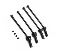 MKIUYVD Accessori Auto RC per Arrma 1/8 per Typhon 6S 1/7 per Infraction per Limitless per Felony per BLX Albero Trasmissione Anteriore Posteriore Metallo CVD Parti Aggiornamento Auto RC(Black,Set)