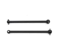 MKIUYVD Accessori Auto RC per Arrma 1/8 per Typhon 6S 1/7 per Infraction per Limitless per Felony per BLX Albero Trasmissione Anteriore Posteriore Metallo CVD Parti Aggiornamento Auto RC(Black,Rear)