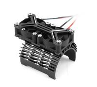 MKIUYVD Accessori Auto RC per Arrma per Traxxas 1/7 1/8 Ventola Raffreddamento Doppia Metallo 4268 4274 4068 4074 4082 Dissipatore di Calore del Motore 40-42mm rc Car Upgrade Parts Accessori(Black)