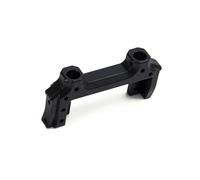 MKIUYVD Accessori Auto RC per Axial 90047 per Wrangler per SCX10 II 90046 per Cherokee 1/10 Supporti Paraurti Anteriori Metallo Supporto Servo Parti di Aggiornamento per Auto Cingolate RC(Black)