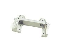 MKIUYVD Accessori Auto RC per Axial 90047 per Wrangler per SCX10 II 90046 per Cherokee 1/10 Supporti Paraurti Anteriori Metallo Supporto Servo Parti di Aggiornamento per Auto Cingolate RC(Silver)