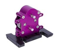 MKIUYVD Accessori Auto RC per Axial per SCX10 per Capra PRO 1/10 RC Crawler Cambio A Doppia Trasmissione con Ingranaggi Acciaio per LCG Aggiornamento Rc Auto Parti per Le Modifiche(Purple)