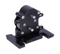 MKIUYVD Accessori Auto RC per Axial per SCX10 per Capra PRO 1/10 RC Crawler Cambio A Doppia Trasmissione con Ingranaggi Acciaio per LCG Aggiornamento Rc Auto Parti per Le Modifiche(Black)