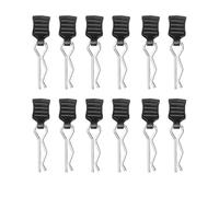 MKIUYVD Accessori Auto RC per Axial per SCX10 per TRX-4 per MJX per Hyper per Go Perno con Clip Fisse per Carrozzeria Metallo per Tipo R Linguetta 1/10 1/14 1/8 rc Car Parts(1/10)