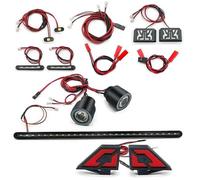 MKIUYVD Accessori Auto RC per Felony 6S per BLX per Street per Bash 1/7 per all-Road per Muscle Car RC Crawler Parti Aggiornamento Faro Anteriore Fanale Posteriore Luce Laterale