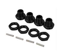 MKIUYVD Accessori Auto RC per HSP 1/8 per Habao per Team C RC Ruota Esagonale Driver 17 Millimetri Accoppiatore Accessori Aggiornamento Kit Modifica Crawler Parti di Automobili(Black)
