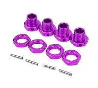 MKIUYVD Accessori Auto RC per HSP 1/8 per Habao per Team C RC Ruota Esagonale Driver 17 Millimetri Accoppiatore Accessori Aggiornamento Kit Modifica Crawler Parti di Automobili(Purple)
