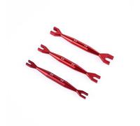 MKIUYVD Accessori Auto RC per HSP per Traxxas per Axial per SCX10 Chiave Inglese 3-4mm 4.5-5mm 5.5-7mm Universale A Doppia estremità Chiavi A Forchetta Parti per Auto Cingolate Rc(Red)