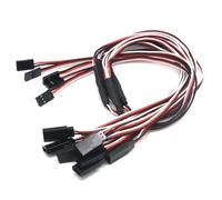 MKIUYVD Accessori Auto RC per JR per Futaba Rc Batteria Drone Auto Barca Elicottero Aereo Parti 5 Pz 150mm 300mm 500mm RC Servo Y Cavo di Prolunga Collegamento(150MM)