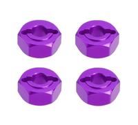MKIUYVD Accessori Auto RC per MJX per Hyper per Go 14209 14210 1/14 12mm*5mm Combiner Hex Mozzo Ruota Adattatore Esagonale Modifica RC Auto Ricambio Aggiornamento Parti(Purple)