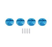 MKIUYVD Accessori Auto RC per MJX per Hyper per Go 14209 14210 1/14 12mm*5mm Combiner Hex Mozzo Ruota Adattatore Esagonale Modifica RC Auto Ricambio Aggiornamento Parti(Blue)