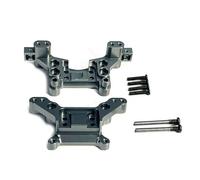 MKIUYVD Accessori Auto RC per MJX per Hyper per Go 16207 16208 16209 16210 H16 16170 16180 Auto Telecomandate Supporti Ammortizzatori Anteriori E Posteriori Metallo Accessori Parti RC(Gray)