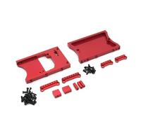 MKIUYVD Accessori Auto RC per MN D90 MN98 MN45 MN99S 1/12 Supporto per Servo Metallo Trave Trasversale Ammortizzatore Sedile RC Auto Parti di Aggiornamento Accessori(Red)
