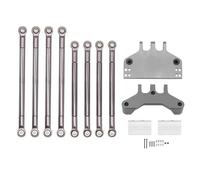 MKIUYVD Accessori Auto RC per MN G500 per MN86KS MN128 MN86K MN86 MN86S 1/12 Supporto Servo Asta di Collegamento Trazione Staffa Sedile Parti Ricambio per Auto RC(Gray)