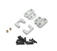 MKIUYVD Accessori Auto RC per MN82 LC79 Ammortizzatore Posteriore Metallo Molle A Balestra Staffa di Montaggio del Sedile Fisso 1/12 Modifica Parti Aggiornamento per Auto RC Accessori(White)