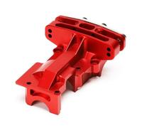MKIUYVD Accessori Auto RC per Traxxas 1/5 per X-Maxx 1/6 per XRT 8S 7726 7720 7727X Paratia Metallica Anteriore Posteriore Superiore Differenziale Copertura di Ricambio Parti Automobili RC(Red,Rear)