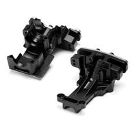 MKIUYVD Accessori Auto RC per Traxxas 1/5 per X-Maxx 1/6 per XRT 8S 7726 7720 7727X Paratia Metallica Anteriore Posteriore Superiore Differenziale Copertura di Ricambio Parti Automobili RC(Black,Set)
