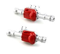 MKIUYVD Accessori Auto RC per Traxxas per TRX4 1/10 Alloggiamento 'ASSE Anteriore Posteriore Metallo Copertura Differenziale 300g RC Crawler Car Upgrade Parts Accessori di Ricambio(Silver)