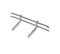 MKIUYVD Accessori Auto RC per Traxxas per TRX4 per Axial SCX10 1/10 Ricambio Paraurti Anteriore Posteriore Metallo RC Crawler Car Parti di Aggiornamento Accessori Modifica(Silver,Rear)