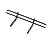 MKIUYVD Accessori Auto RC per Traxxas per TRX4 per Axial SCX10 1/10 Ricambio Paraurti Anteriore Posteriore Metallo RC Crawler Car Parti di Aggiornamento Accessori Modifica(Black,Front)