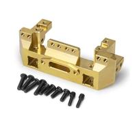 MKIUYVD Accessori Auto RC per TRX4 1/10 Ricambio Paraurti Anteriore Metallo Servo Mount RC per Rock Crawler Auto Parti di Aggiornamento Accessori Modifica(Yellow)