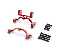 MKIUYVD Accessori Auto RC per WPL B24 B14 C24 C34 C14 C44 1/16 Accessori di Ricambio Supporto per Barra Trazione Sedile E Staffa Montaggio del Servo Parti Aggiornamento per Auto RC(Red)