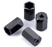 MKIUYVD Accessori Auto RC per WPL D12 1/10 per SCX24 Lega di Alluminio Adattatore per Mozzo Ruota Esagonale da 5 Mm A 7 Ruote Conversione Parti Auto RC Accessori Ricambio(11mm)