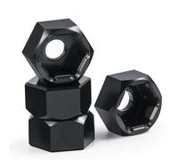 MKIUYVD Accessori Auto RC per WPL D12 1/10 per SCX24 Lega di Alluminio Adattatore per Mozzo Ruota Esagonale da 5 Mm A 7 Ruote Conversione Parti Auto RC Accessori Ricambio(4mm)