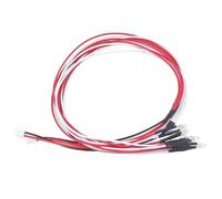 MKIUYVD Accessori Auto RC per WPL D12 D42 Segnale di Svolta Piatto per Corsa Drift Simulazione Telecomando Auto 3MM Gruppo Luce Posteriore Laterale Parti Aggiornamento Accessori Modifica